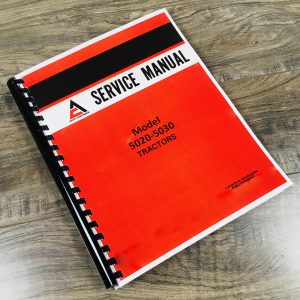 Allis Chalmers 5020 5030 Tractor Service Repair Technical Shop Manual Overhaul
