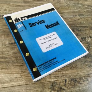 International Td14 Td14A Td15 Crawler Dozer Tractor Service Repair Shop Manual