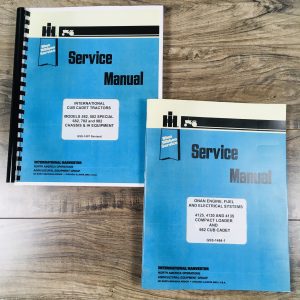 Cub Cadet 982 Lawn Garden Tractor Service Engine Chassis Repair Shop Manual Set