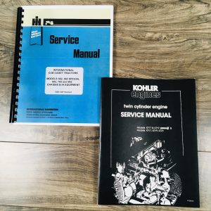 Cub Cadet 782 Chassis Garden Tractor Kohler Kt17 Series Ii Engine Service Manual