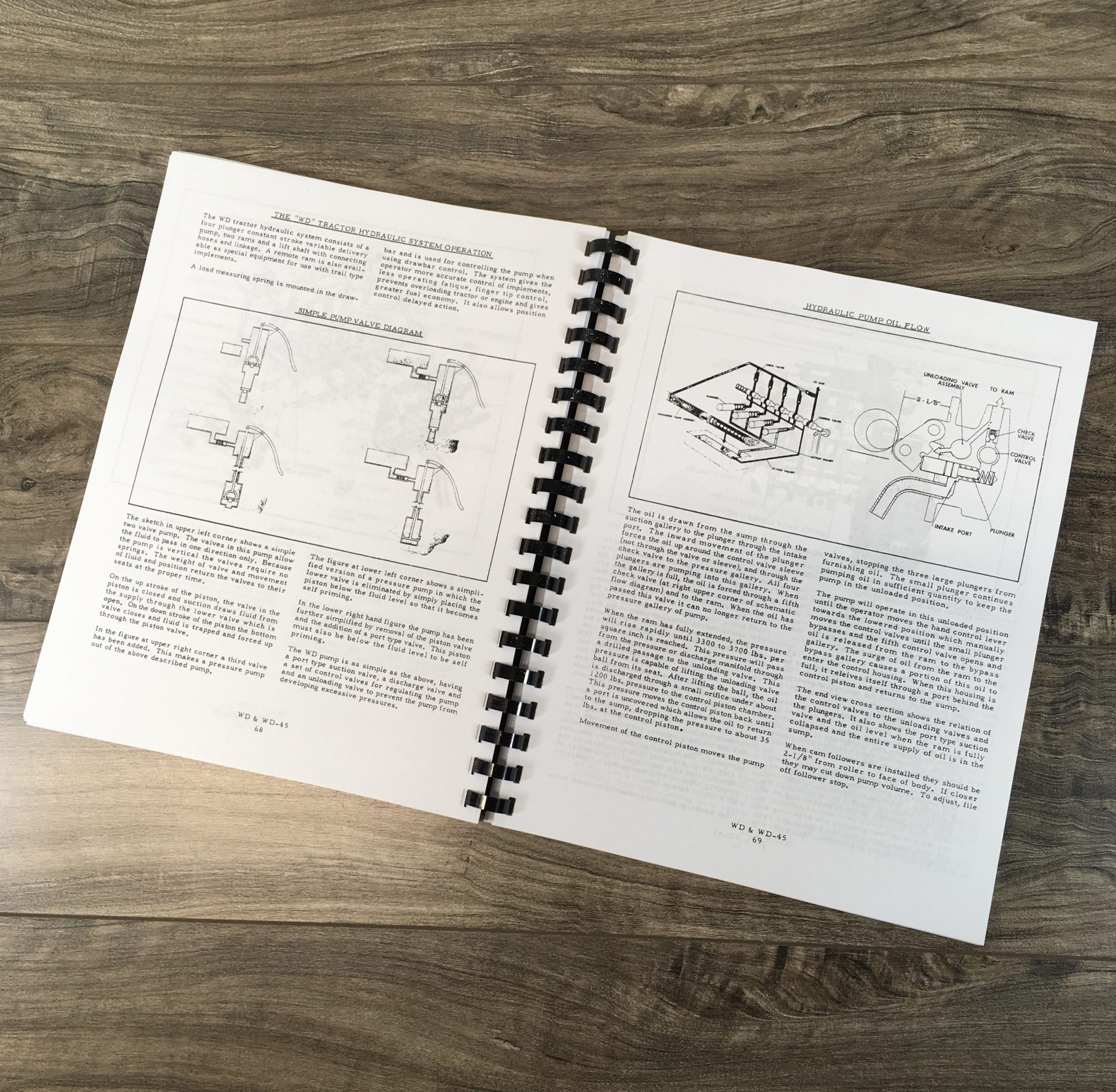 Allis Chalmers Wd Wd45 Tractor Service Repair Manual Parts Catalog Technical - Image 8