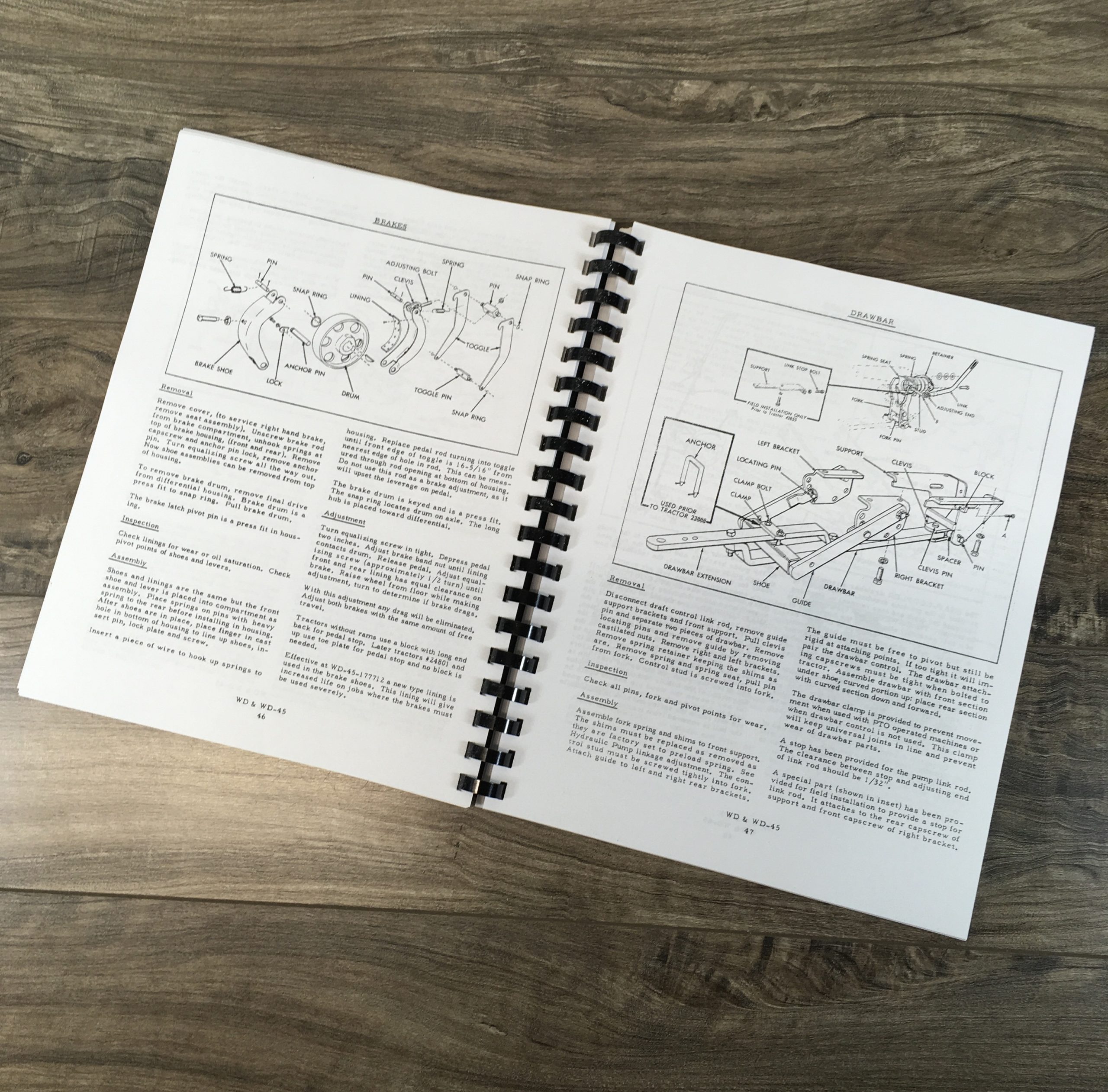 Allis Chalmers Wd Wd45 Tractor Service Repair Manual Parts Catalog Technical - Image 10