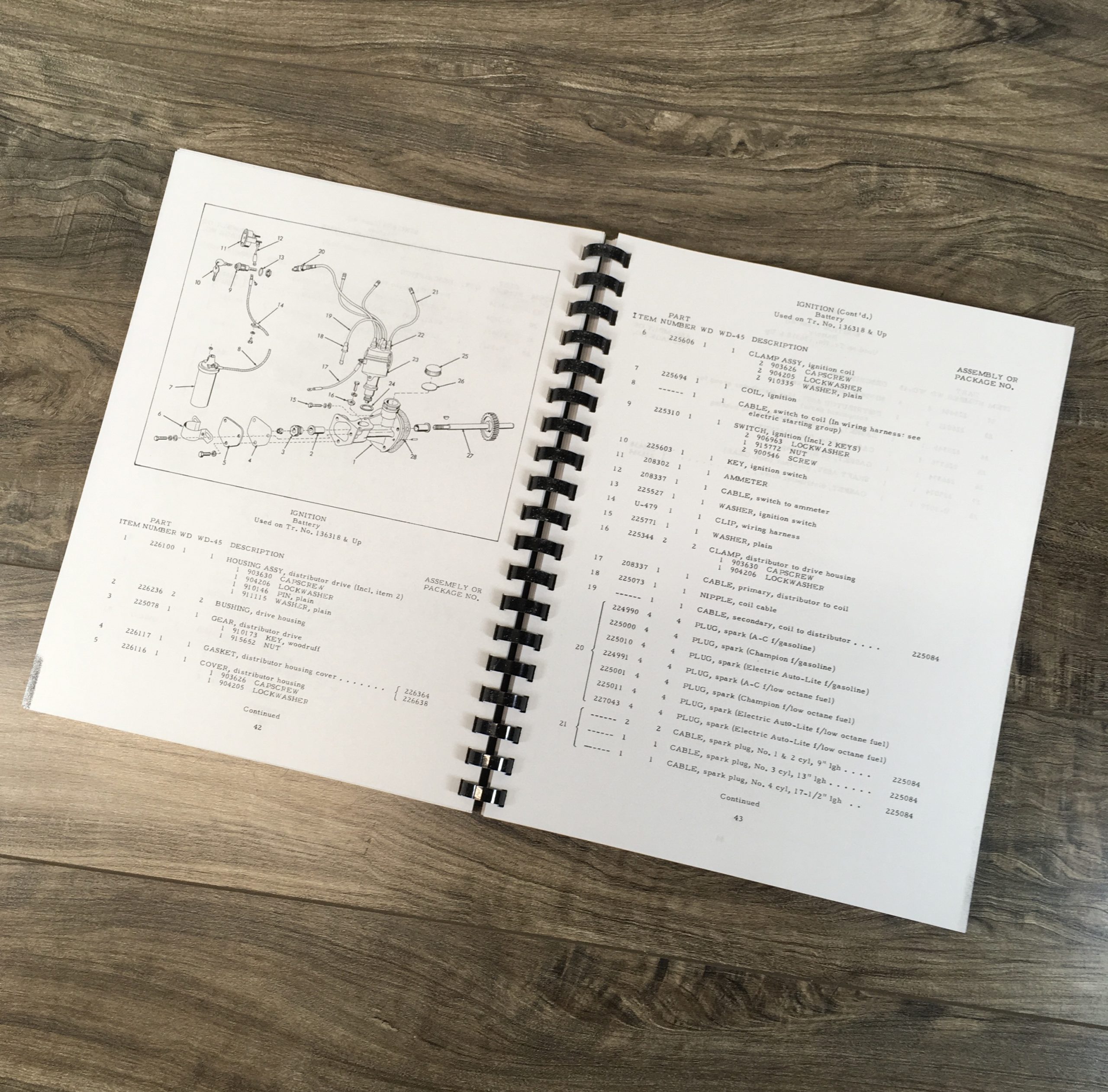 Allis Chalmers Wd Wd45 Tractor Service Repair Manual Parts Catalog Technical - Image 14