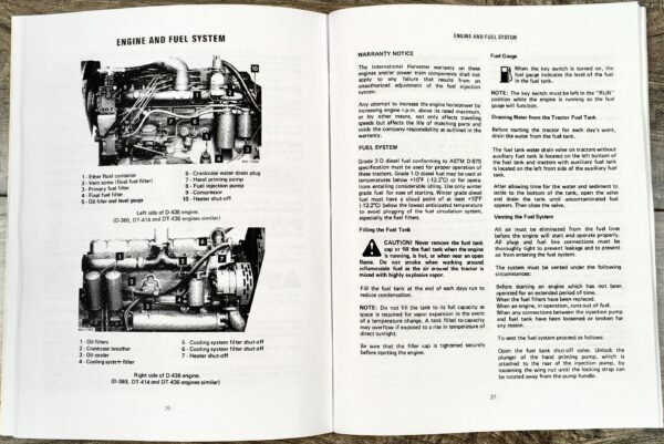 International 886 986 1086 1486 1586 Hydro 186 Tractors Operators Owners Manual - Image 6