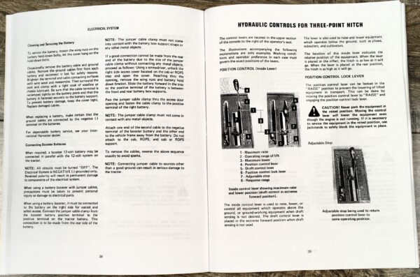International 886 986 1086 1486 1586 Hydro 186 Tractors Operators Owners Manual - Image 8