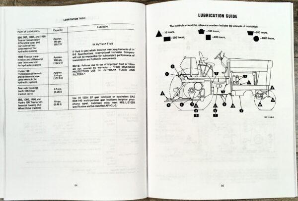 International 886 986 1086 1486 1586 Hydro 186 Tractors Operators Owners Manual - Image 10