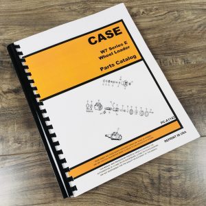 J I Case W7E Loader Parts Manual Catalog Assembly Exploded View 9811301-After
