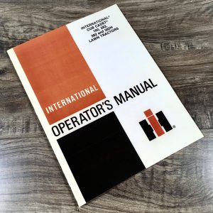 International Cub Cadet Tractor 182 282 382 382H Operators Owners Manual Mower