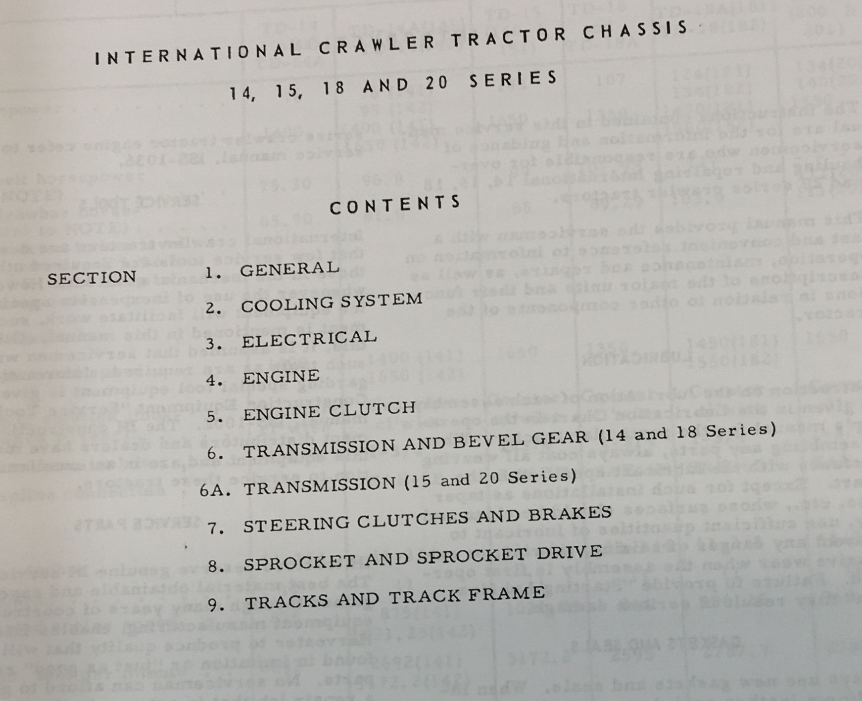International Td18 Also 182 Crawler Dozer Tractor Service Repair Shop Manual - Image 2