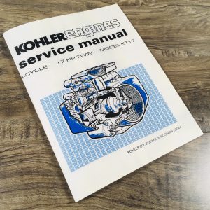 Kohler Engine 17Hp Kt17 Service Manual Works For Ih Cub Cadet 682 Lawn Tractor