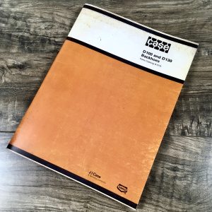 J I Case D100 And D130 Backhoes Parts Catalog Manual N0. B1275 For Uni-Loaders