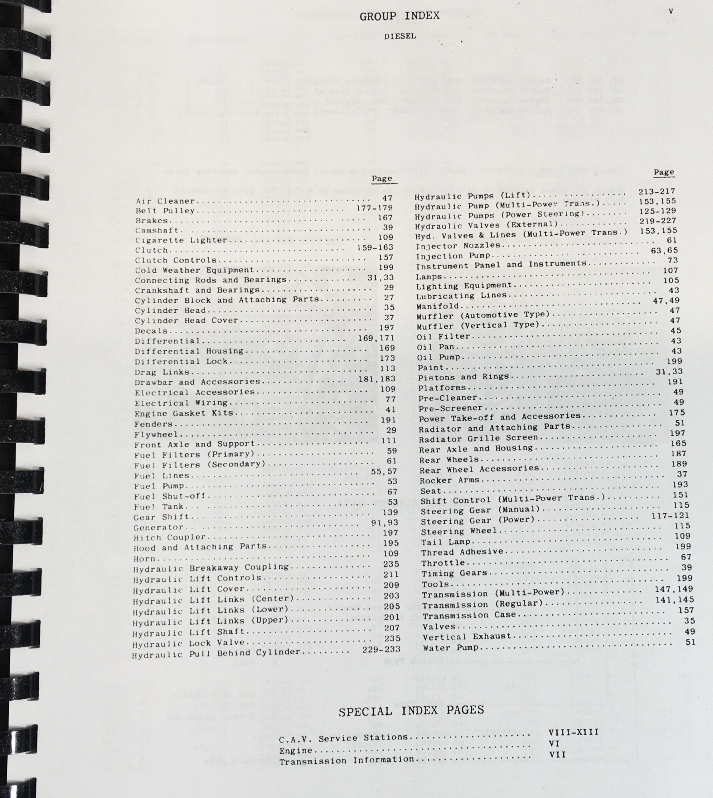 Lot Massey Ferguson 35 Tractor Parts Catalog Service Repair Manual Shop Book - Image 6