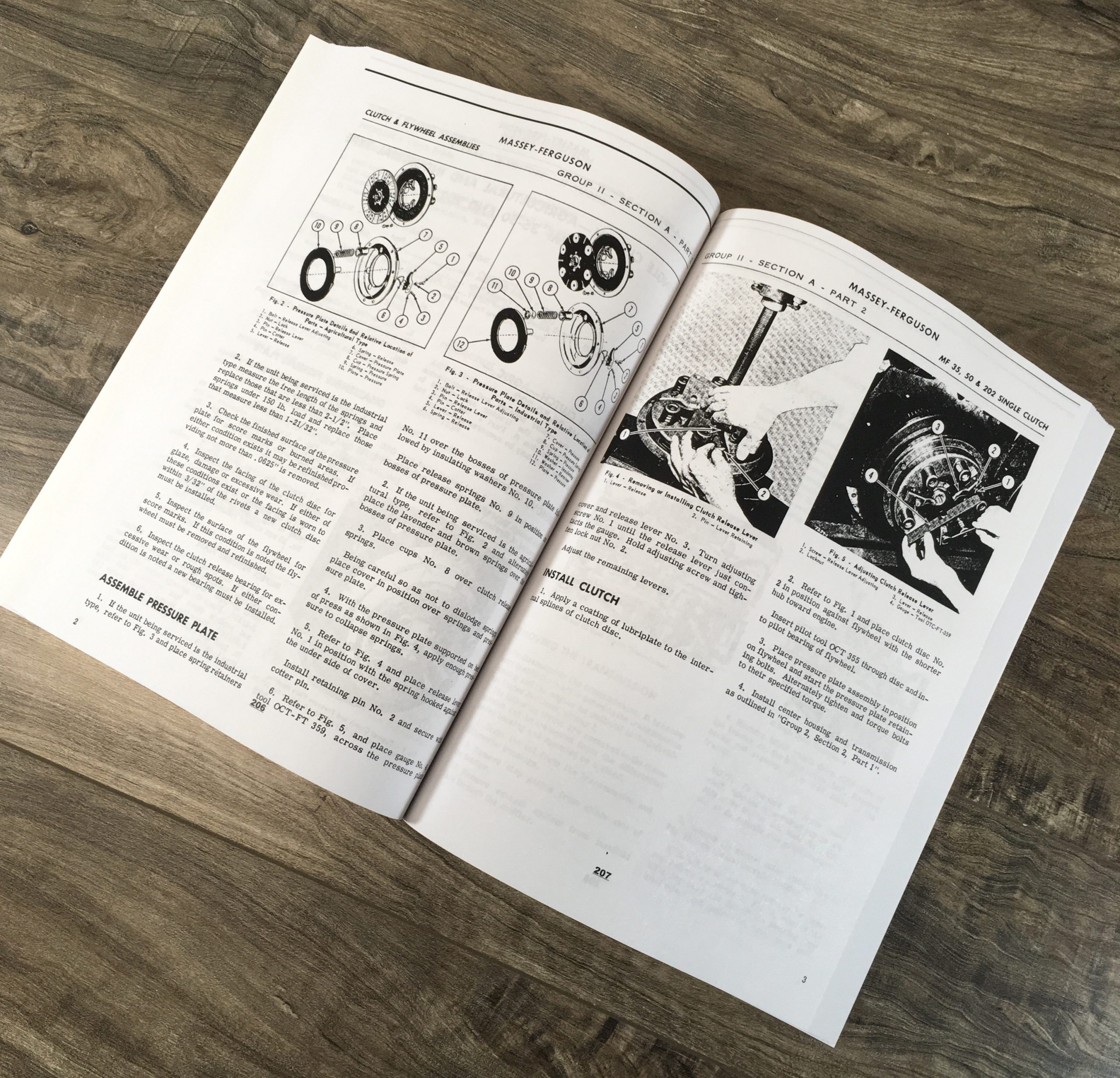 Lot Massey Ferguson 35 Tractor Parts Catalog Service Repair Manual Shop Book - Image 11