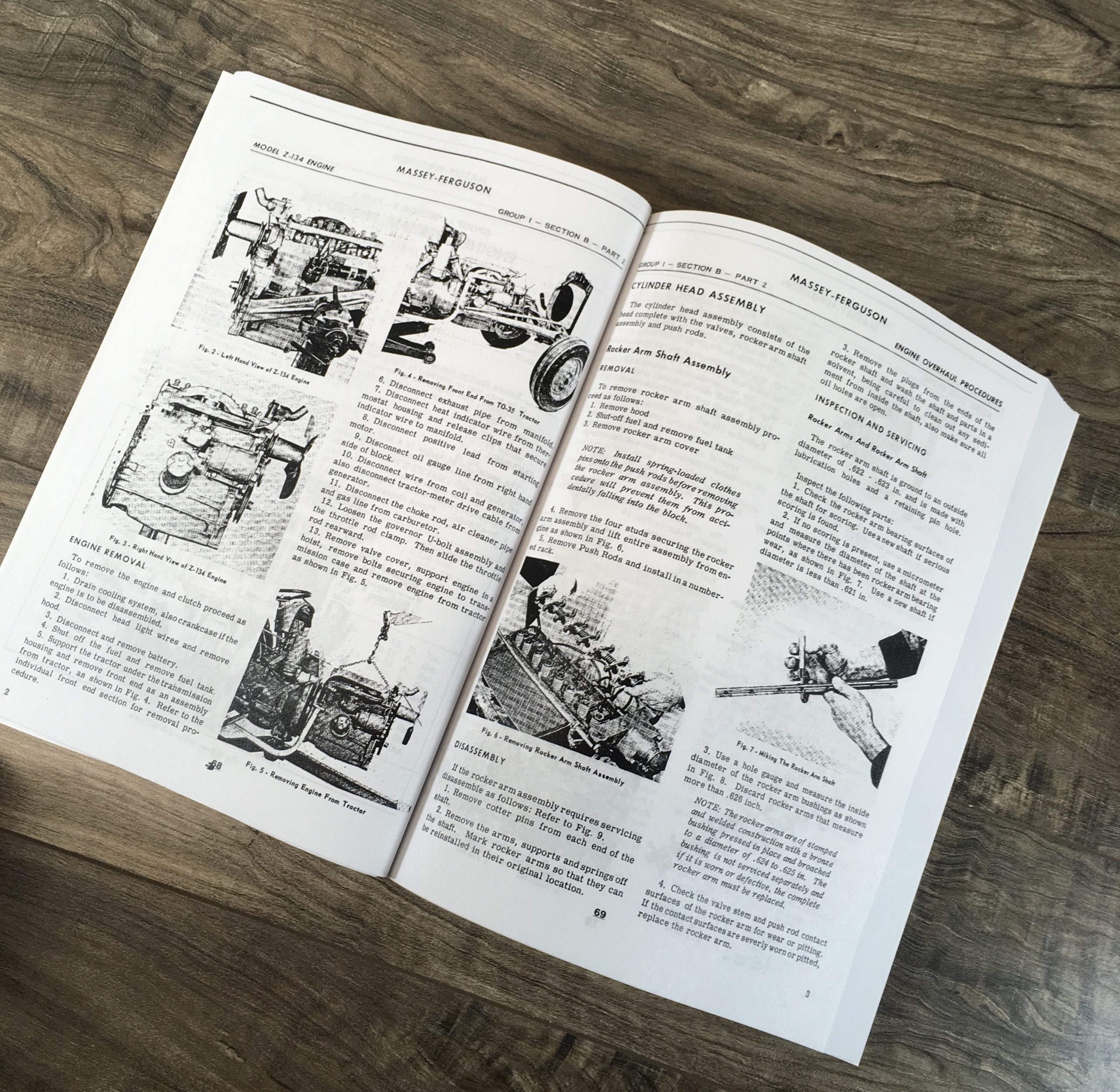 Lot Massey Ferguson 35 Tractor Parts Catalog Service Repair Manual Shop Book - Image 13