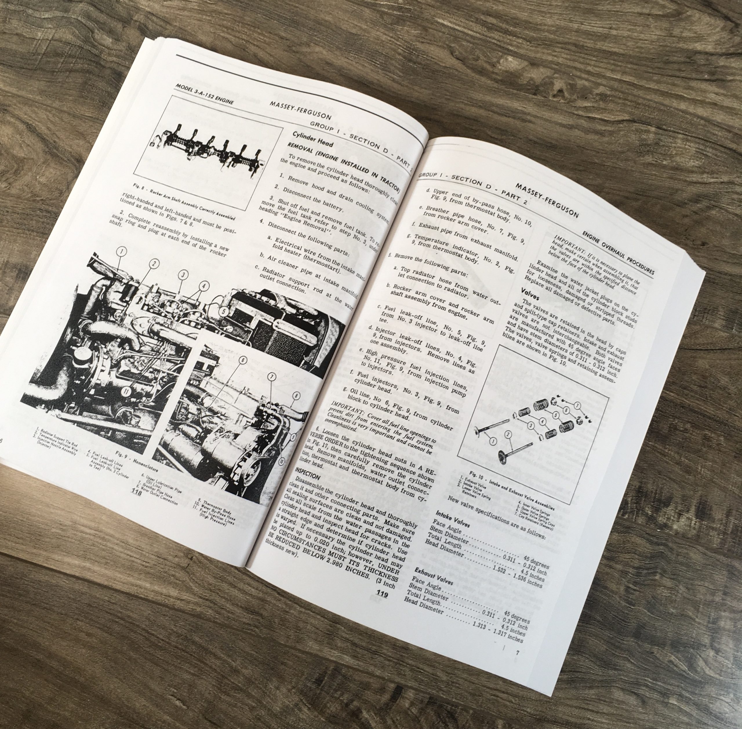 Lot Massey Ferguson 35 Tractor Parts Catalog Service Repair Manual Shop Book - Image 14