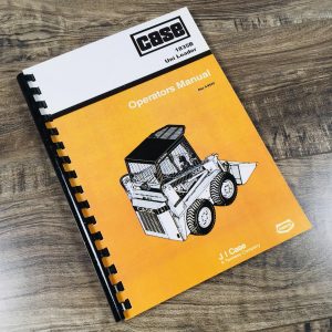 Case 1835B Skidsteer Uni-Loader Operators Manual Owners Book Maintenance