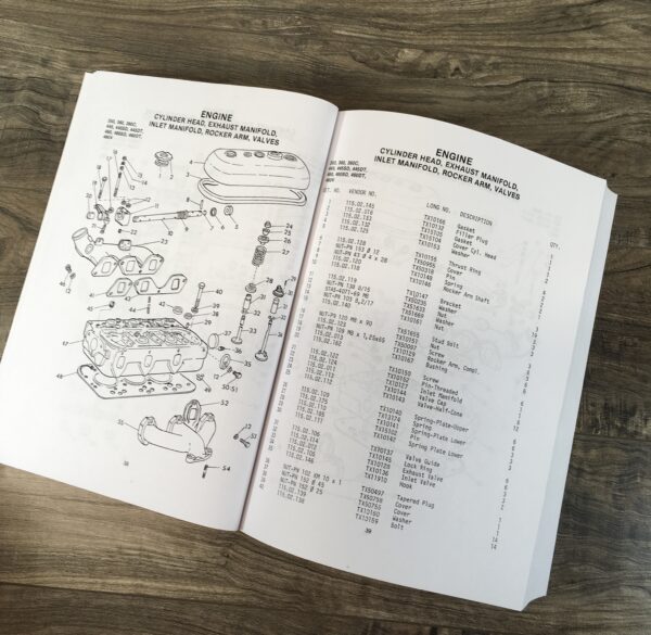 Long 460Dt 460V 510Dt Tractor Parts Catalog Manual Book Exploded Views Numbers - Image 10