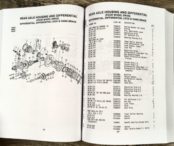 Long 445 445Dt 445V 460Sd Tractor Parts Catalog Manual Book Exploded Views - Image 7