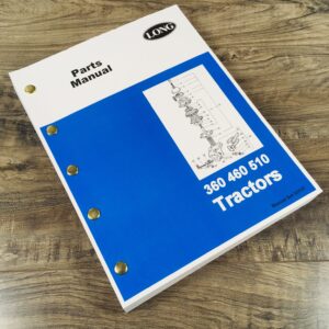 Long 460Dt 460V 510Dt Tractor Parts Catalog Manual Book Exploded Views Numbers