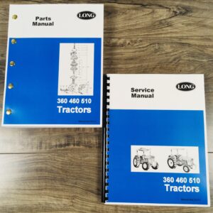 Long 360 460 510 Tractor Service Repair Shop Manual Parts Catalog Technical Book