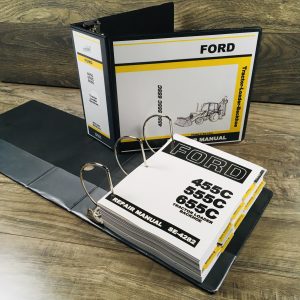 Ford 455C 555C 655C Tractor Loader Backhoe Service Repair Manual Shop Workshop