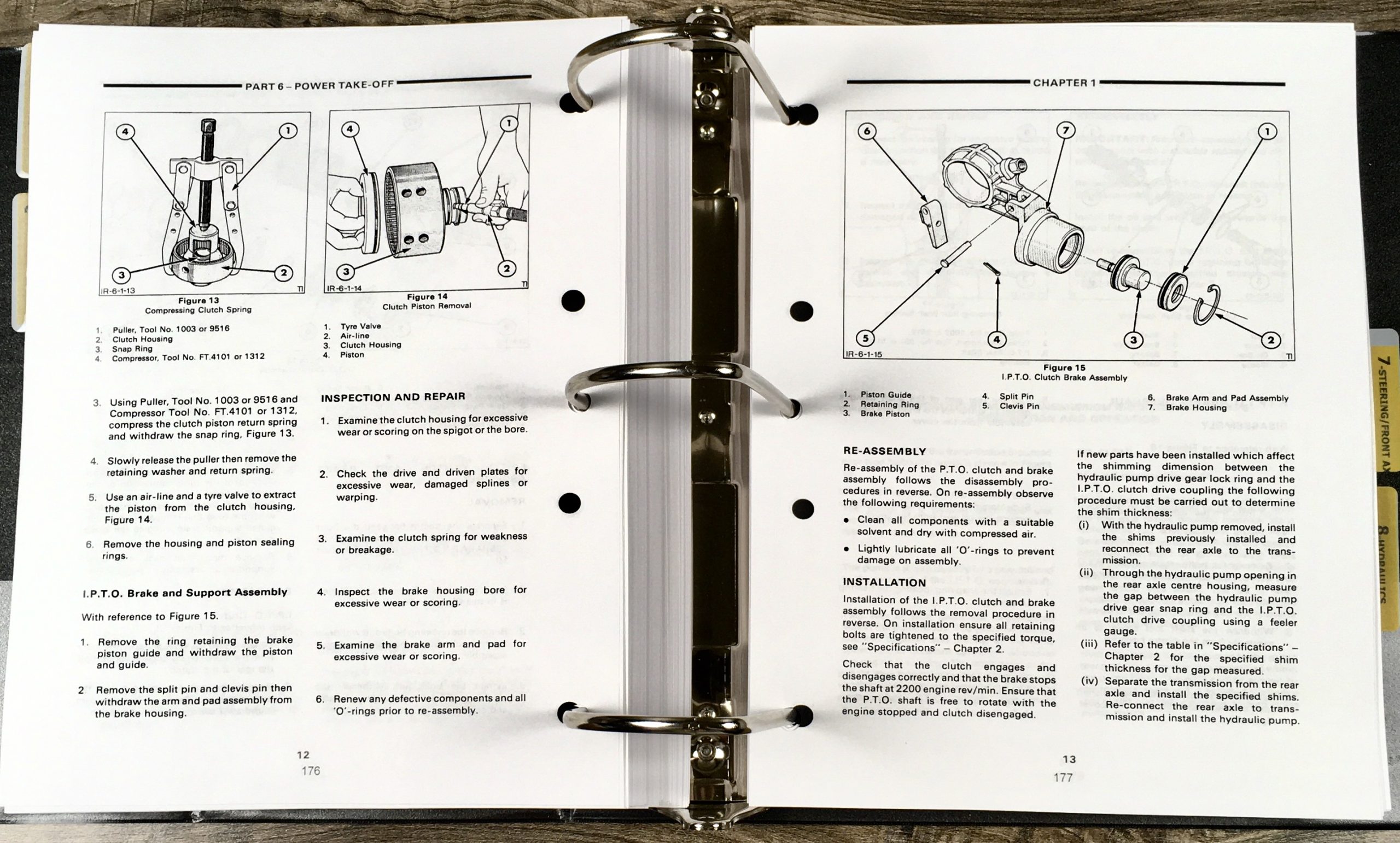 Ford 455C Tractor Loader Backhoe Service Repair Manual Parts Catalog Shop Set - Image 14