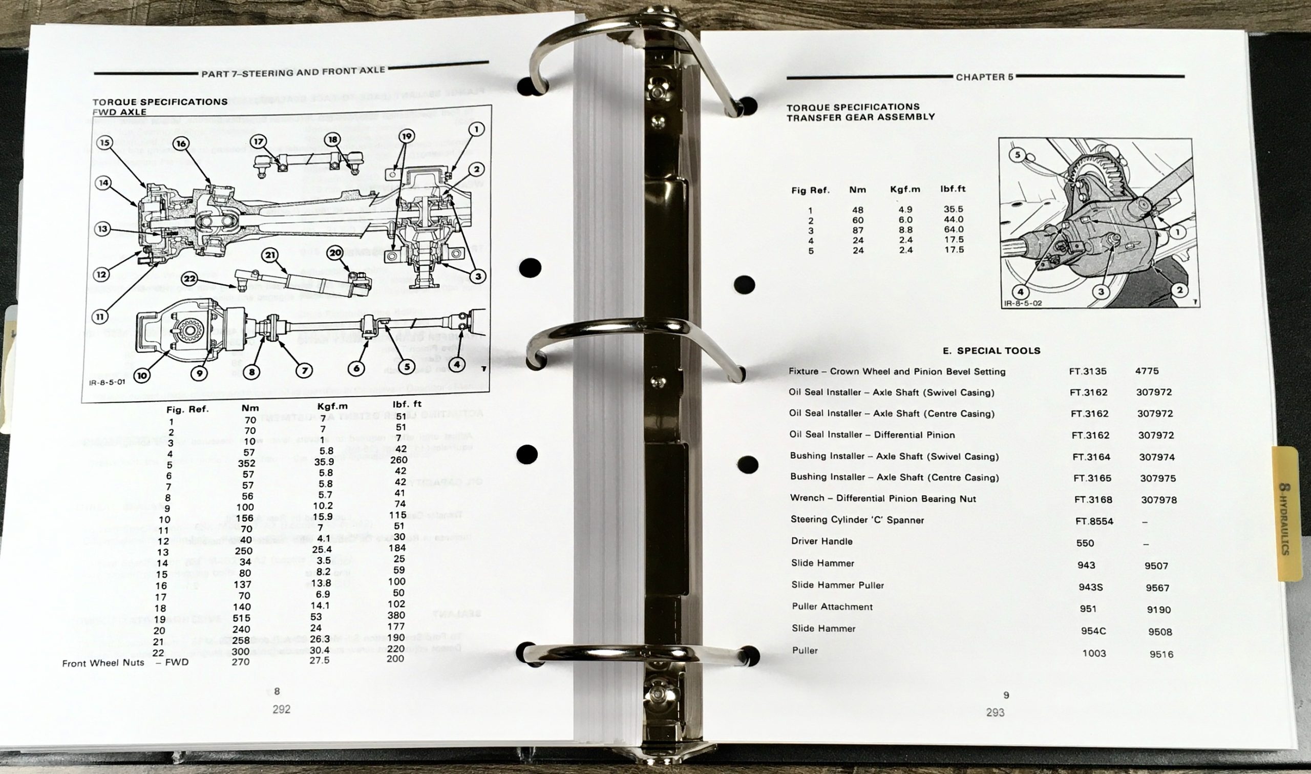 Ford 455C Tractor Loader Backhoe Service Repair Manual Parts Catalog Shop Set - Image 15