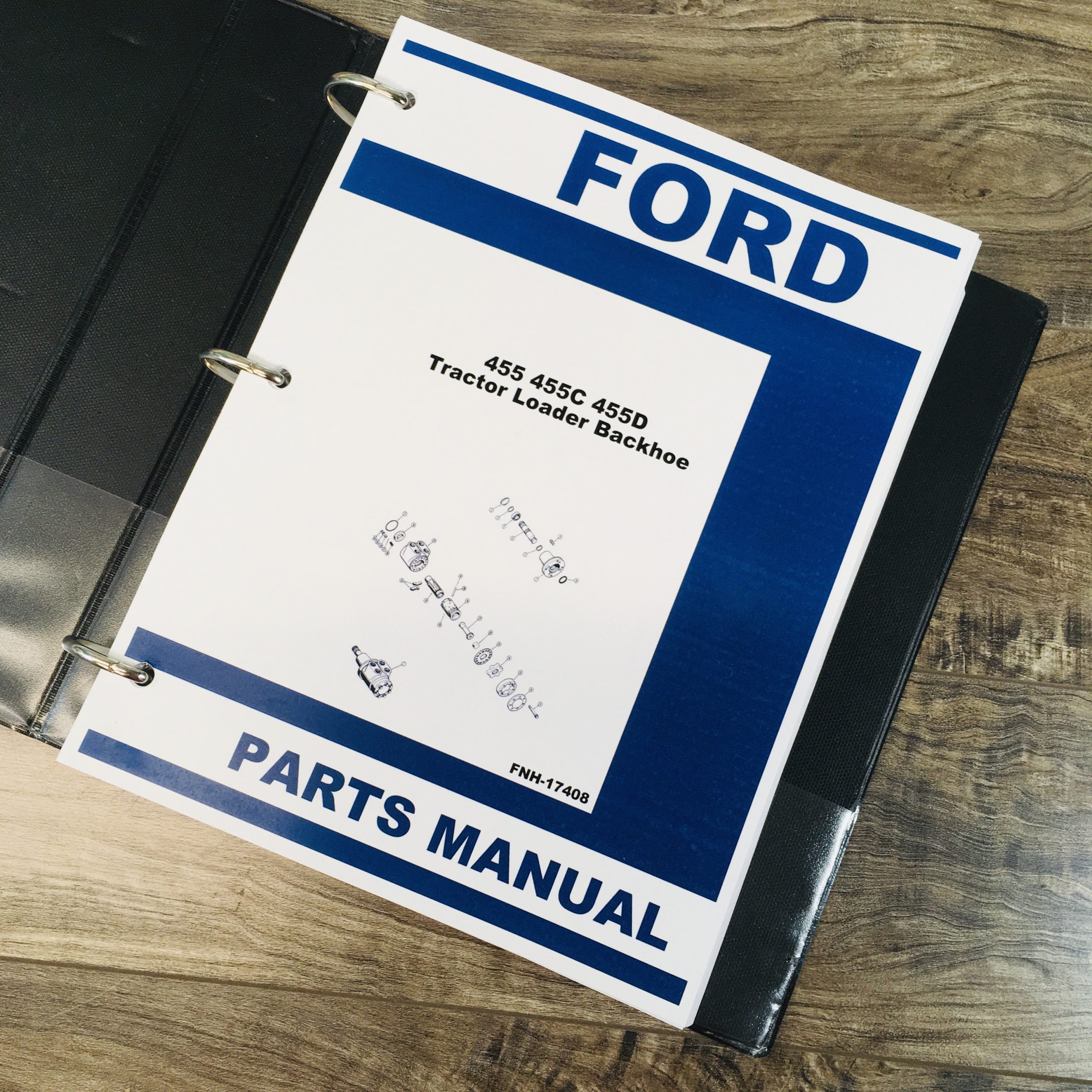 Ford 455C Tractor Loader Backhoe Service Repair Manual Parts Catalog Shop Set - Image 16