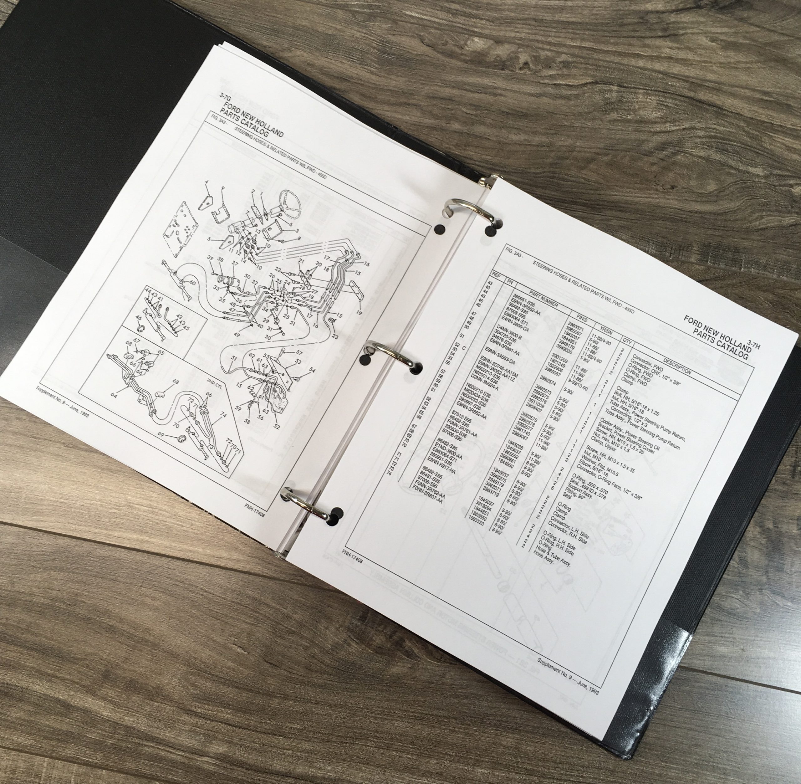 Ford 455C Tractor Loader Backhoe Service Repair Manual Parts Catalog Shop Set - Image 18