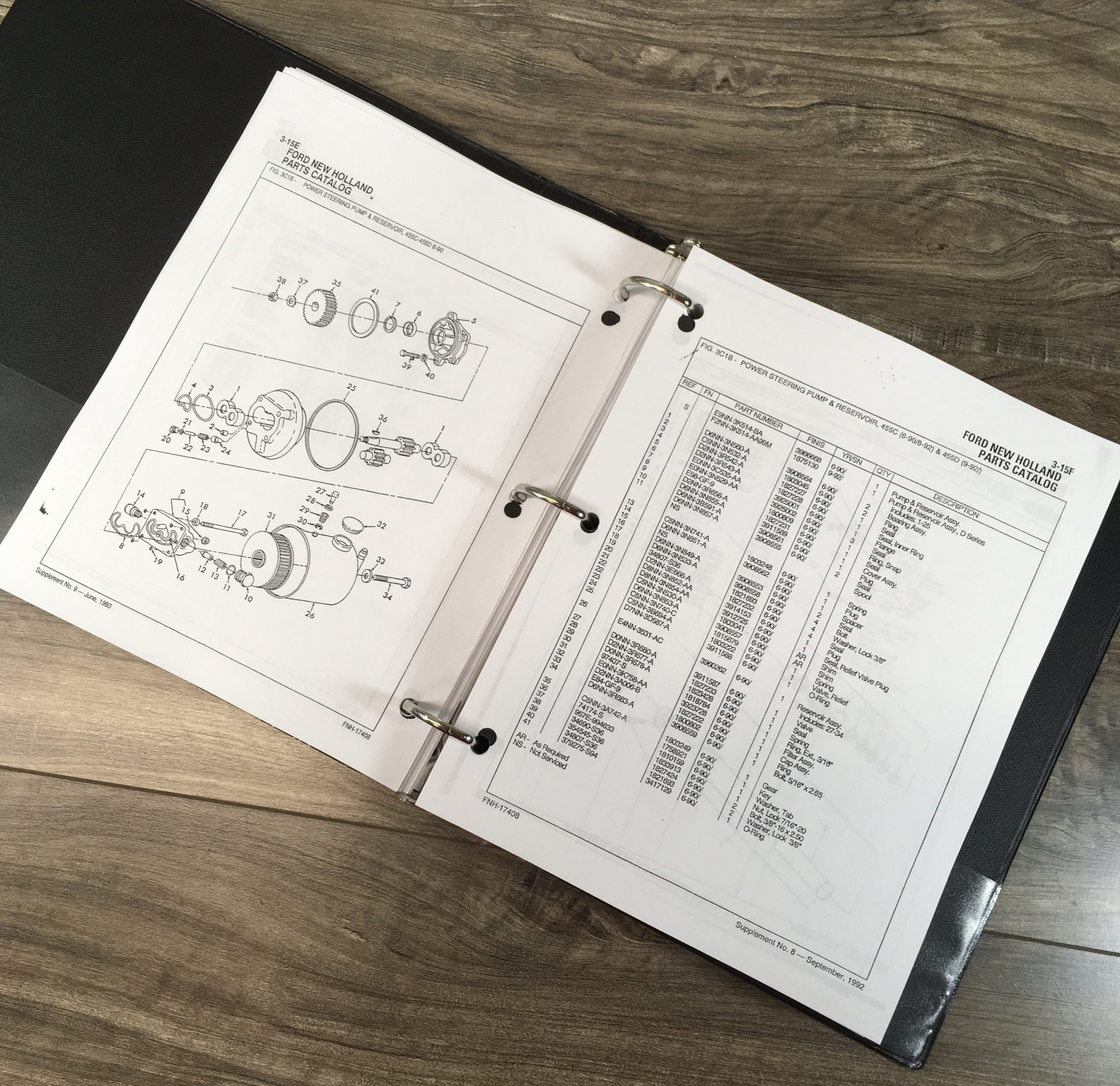 Ford 455C Tractor Loader Backhoe Service Repair Manual Parts Catalog Shop Set - Image 19