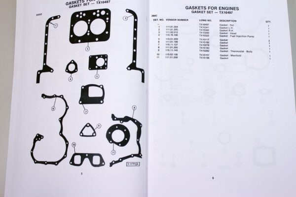 Long 310 Tractor Service Repair Shop Manual Parts Catalog Technical Book Numbers - Image 15