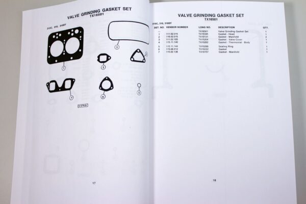 Long 310 Tractor Service Repair Shop Manual Parts Catalog Technical Book Numbers - Image 16