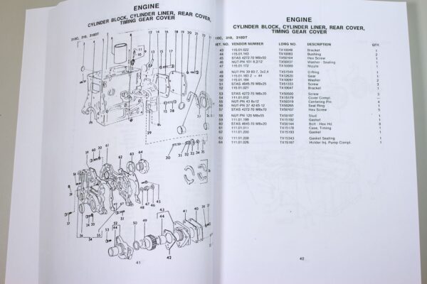 Long 310 Tractor Service Repair Shop Manual Parts Catalog Technical Book Numbers - Image 19