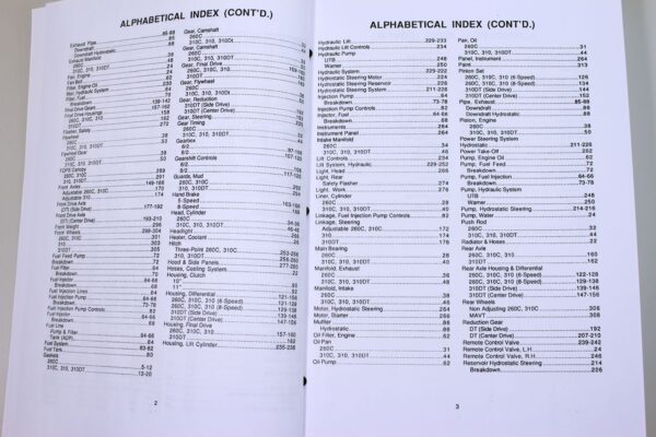 Long 310 Tractor Service Repair Shop Manual Parts Catalog Technical Book Numbers - Image 13