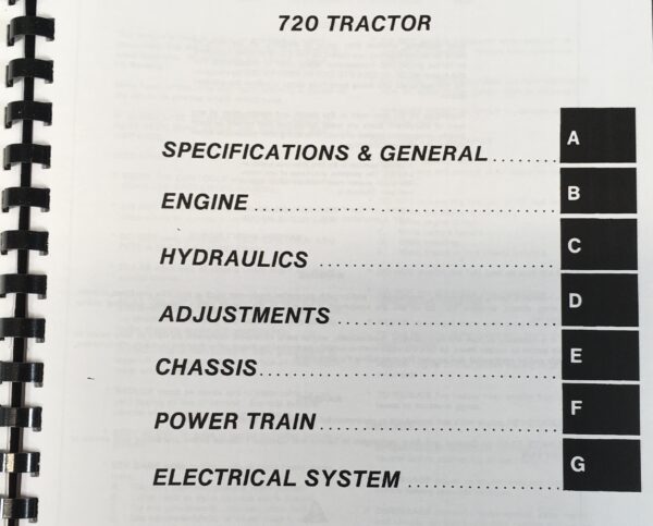 Allis Chalmers Model 720 Lawn & Garden Tractors Service Repair Shop Manual Mower - Image 2