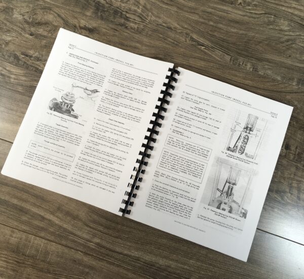 International Engine Robert Bosch Fuel Injection Pump Service Repair Shop Manual - Image 9