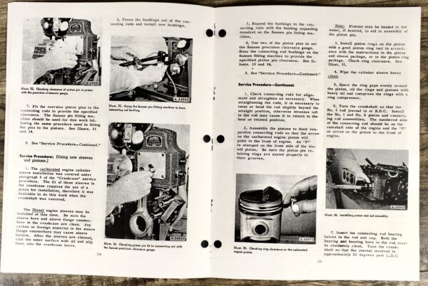 International Farmall Gas 221 263 Diesel 236 282 Tractor Engine Service Manual - Image 4