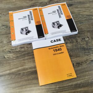 Case 1840 Uni-Loader Skid Steer Service Repair Schematics Manual Shop Book
