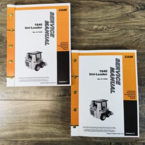 Case 1840 Uni-Loader Skidsteer Service Repair Manual Technical Shop Book Rebuild