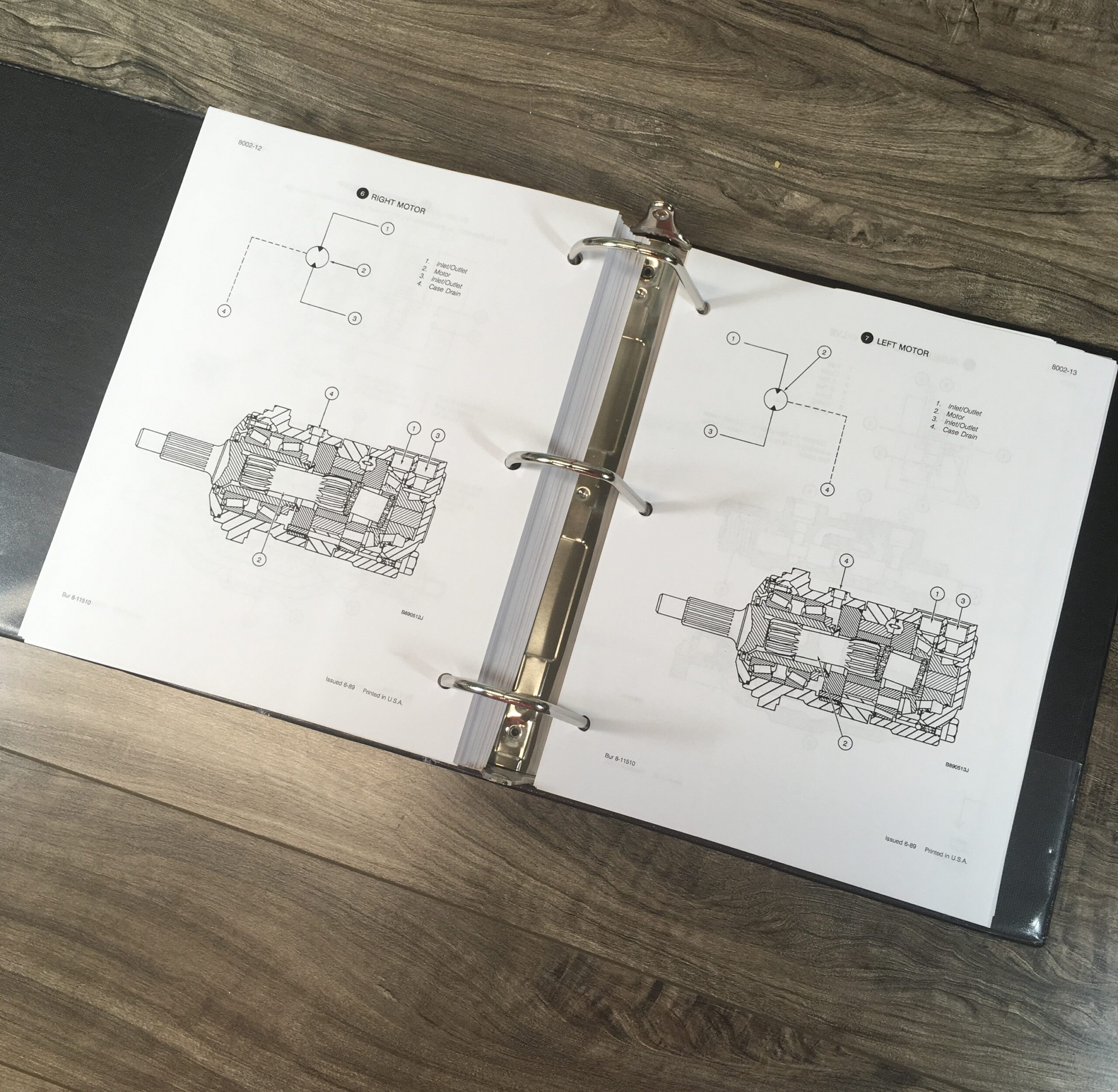Case 1840 Uniloader Skid Steer Service Parts Operator Manual Shop Book Schematic - Image 17