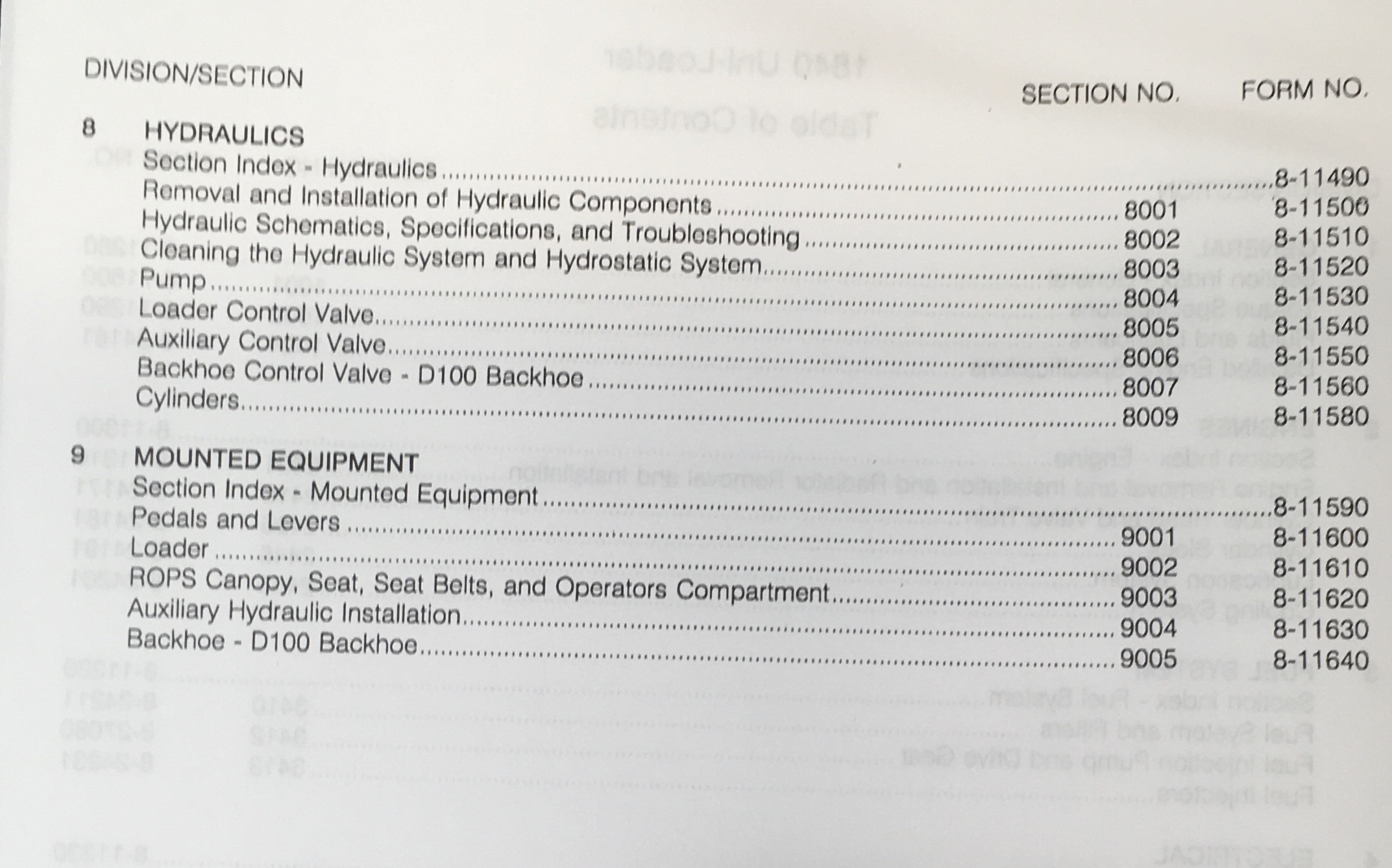 Case 1840 Uniloader Skid Steer Service Parts Operator Manual Shop Book Schematic - Image 10