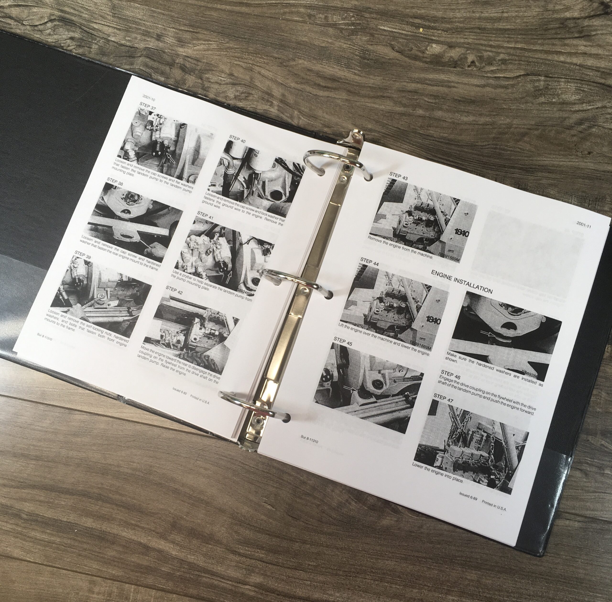 Case 1840 Uniloader Skid Steer Service Parts Operator Manual Shop Book Schematic - Image 16