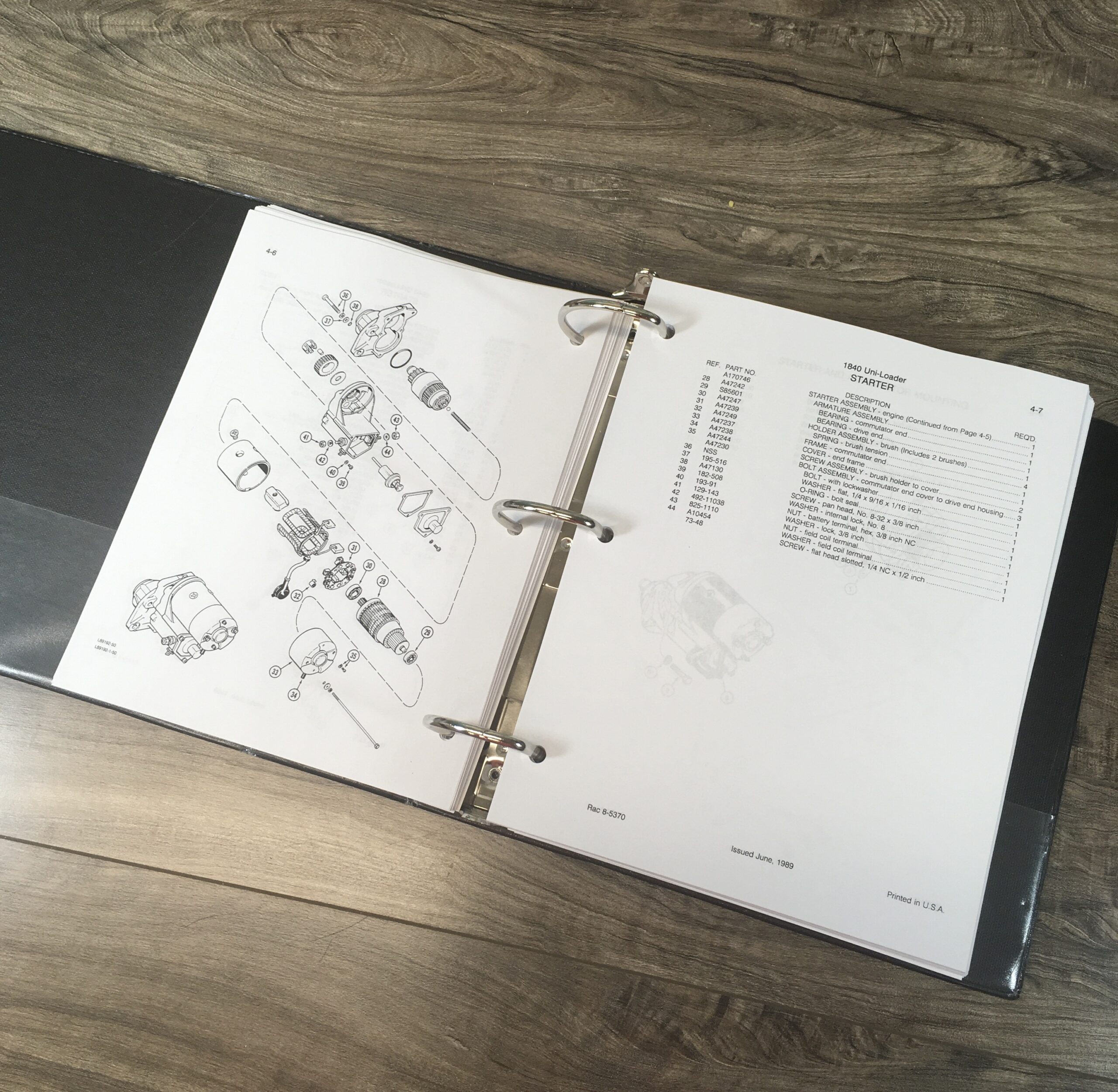 Case 1840 Uniloader Skid Steer Service Parts Operator Manual Shop Book Schematic - Image 5