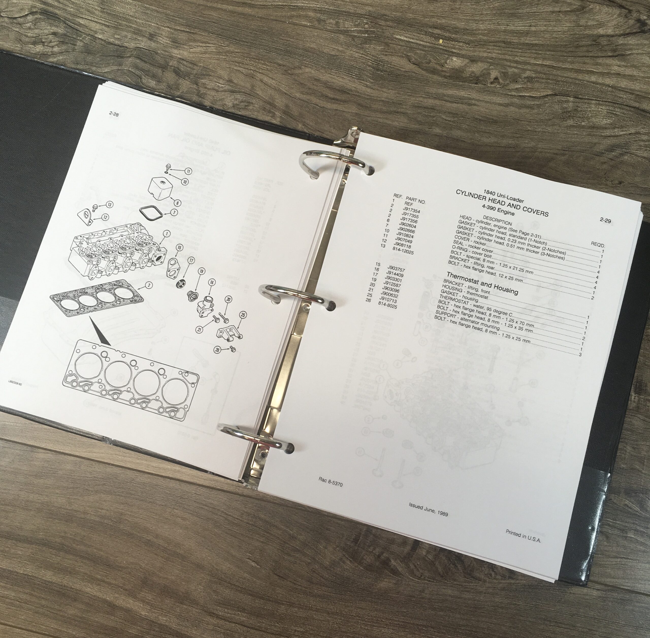 Case 1840 Uniloader Skid Steer Service Parts Operator Manual Shop Book Schematic - Image 6