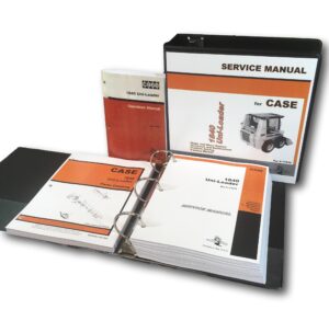 Case 1840 Uniloader Skid Steer Service Parts Operator Manual Shop Book Schematic