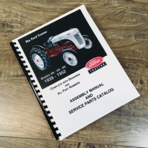 Ford 2N 8N 9N Tractor Assembly Service Parts Manual Catalog New Print 1939-1952