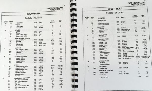 Ford 2N 8N 9N Tractor Assembly Service Parts Manual Catalog New Print 1939-1952 - Image 2