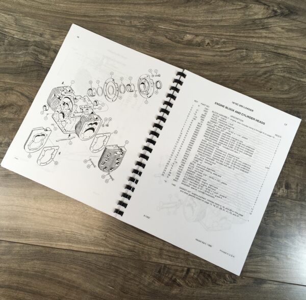 J I Case 1816C Uni Loader Parts Onan Service Manual Catalog Skid Steer Assembly - Image 10