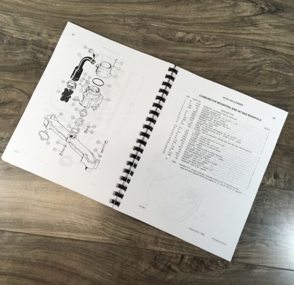 J I Case 1816C Uni Loader Parts Onan Service Manual Catalog Skid Steer Assembly - Image 12