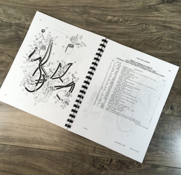 J I Case 1816C Uni Loader Parts Onan Service Manual Catalog Skid Steer Assembly - Image 13